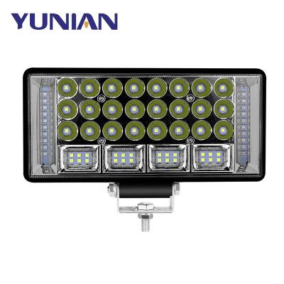 China Housing 8inch 204W 68LED 6000K Diecast Work Light Aluminum Alloy Combo Beam For Fog Lamp Car Truck Tractor Boat Trailer SUV Offroad LED Flood Driving Lamp for sale