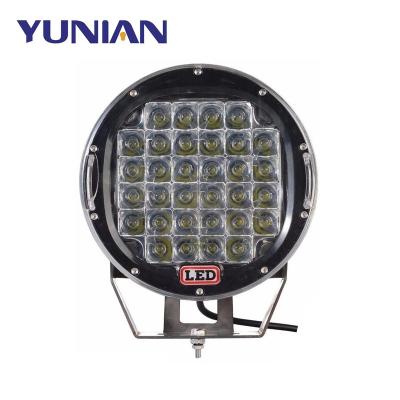 China 32LED 9inch 96W Die-Cast Aluminum Super Bright Round Spotlight LED Waterproof Offroad Work Light For Jeep Wrangler Toyota For Hummer SUV ATV UTV for sale