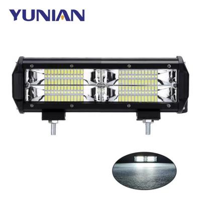 China 9inch 144W 6000K LED Spot Beam Die-casting Aluminum LED Bar Work Light Bar Driving Light for Boat Car Tractor Truck SUV ATV 12V 24V Offroad Fog Lamps for sale