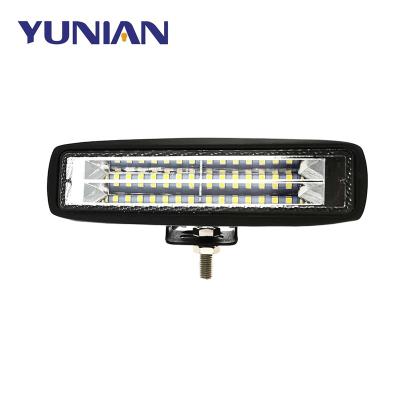 China Aluminum+LED 6inch LED Work Light Bar 84W 8400Im Driving Lamp For Excavator Forklift Boat Motorcycle Offroad Farm Cars SUV for sale