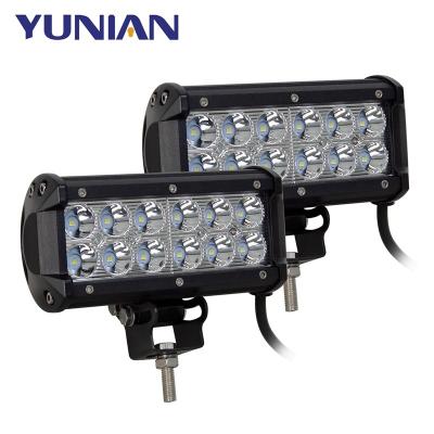 China Aluminum+LED Bar 7 Inch 36W LED Work Light Bar Offroad Led Flood Spot Beam Spotlight For SUV UAZ ATV 4x4 Boat Tractor Truck 12V 24V Car for sale