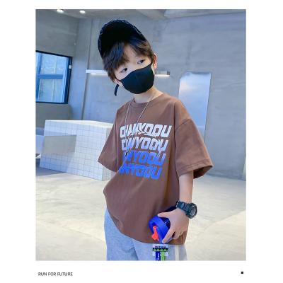 China Summer Breathable T-shirt Kids O-Neck Sleeve Boys T-shirts Boys Short T-shirts&Polo Shirts for sale