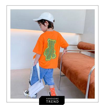 China Breathable Summer O-Neck Kids T-shirt Boys T-shirts Boys T-shirts & Polo Shirts for sale