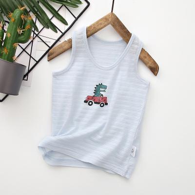 China 2022 Fashion Boys Clothing Boys Vests&Waistcoats Bluey Kids Clothing Breathable Boy Tank Tops for sale