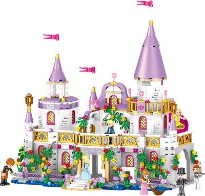 China ZHEGAO Building Toy Girls Princess Castle House Building Block Brick Sets Educational For Children Assembly Christmas Birthday Gift for sale