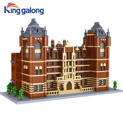 China Construction Toy Hot Sale World Famous Architectural The Royal Academy of Music Model Building Blocks Small Particle Assemble Block Plastic Toys for sale