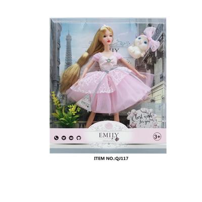 China EMILY Beau 11.5 inch inflatable model kids juguetes vinyl toys dolls factory cheap fashion pretty girl doll with en71 toys for girls for sale