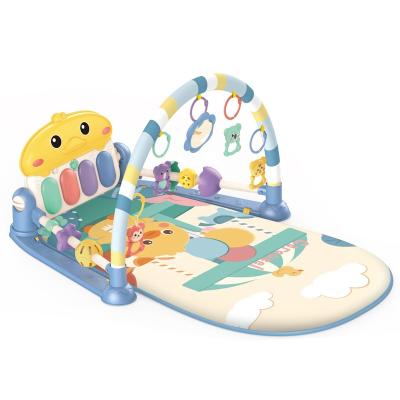 China Hot Sale KidsPlay Piano Gym Baby Play Mat Toddler Cartoon Activity Gym Mat With Pedal Piano Play 48*36*8CM for sale