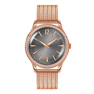 China Women's Jewelry watch Customized Stainless Steel Fashion Mesh Band Wrist Watch for sale