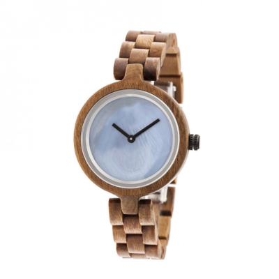 China Boyear Custom Logo Wooden Watches Luxury Red Sandal Fashion Wood Watch Women,Ladies Fashion Watch for sale