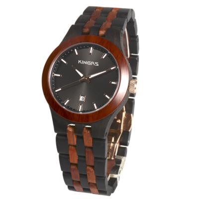 China Fashion watches men luxury wrist natural wooden watches OEM watch ,Waterproof  Multifunction Quartz Movement Men Watch for sale