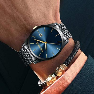 China Men's Fashion Automatic  Wrist Watch with Stainless Steel Band ,OEM Men Watch with Japanese  Movement for sale