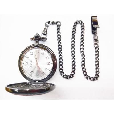 China Big size  Pocket Watch Wooden Quartz Pocket Watch Gifty Pocket Watch for sale