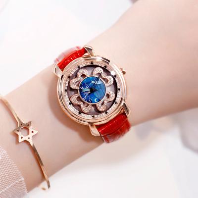 China 3ATM Water Resistant  Rotating Feature Quartz Watch Ladies  Fashion  Watch OEM for sale