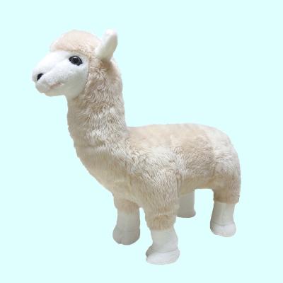 China 2019 Hot Selling Gift/Toys/Plushtoys Alpaca Realistic Plush Toy Seat Realistic Alpaca Plush Toy Seat for sale