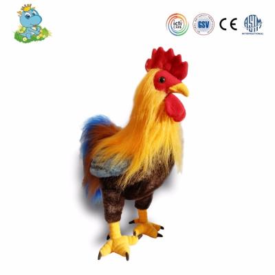 China Handmade Real Chicken Doll Plush Cute Stuffed Animal Toy For Kids for sale