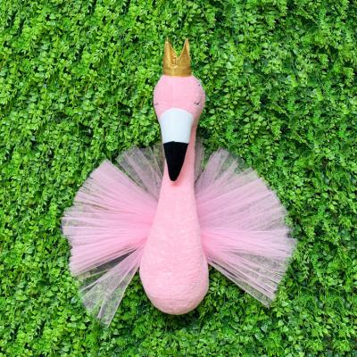 China 2019 New Baby Room Flamingo Wall Decoration Dreamy Designed Flamingo Head Wall Decoration/Head for Baby Room for sale