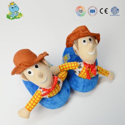 China Baby Shoes OEM Service Cartoon Character Brothers Slipper Indoor Baby Shoes For Kids for sale