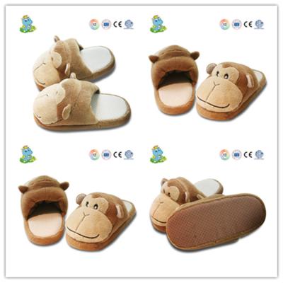 China Disposable Slippers 13 Years Factory Raw Material To Make Cute Slipper Monkey Plush Slippers For Men for sale