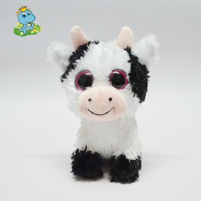 China Cute Funny Soft Gift/Toy/Decoration Stuffed Small Smiling Milking Cow Toy Plush Animal Toy for sale