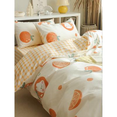 China Hot Selling Single Layers Cartoon Cotton Muslin Blankets Wraps Sleep Comforter Bedspread for sale