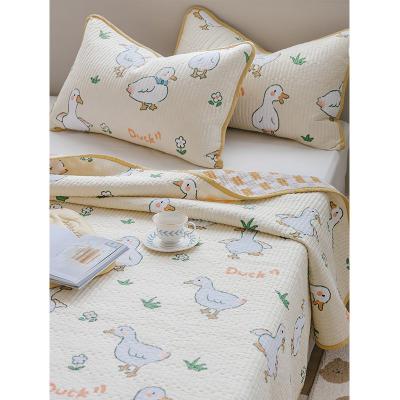 China Nondisposable Cartoon Printing Bed Sheets Soft Luxury 100% Cotton Home Textile Bed Sheets Bedding Set Double Sheet Set for sale