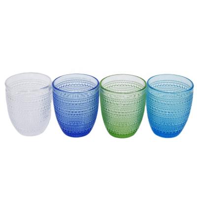 China For Office Water Cups Hotel Glassware Clear Glassware Supermarket Coffee Mug Set Color Box Healthy Life 6 Color Mug Tumbler 4 Pieces for sale