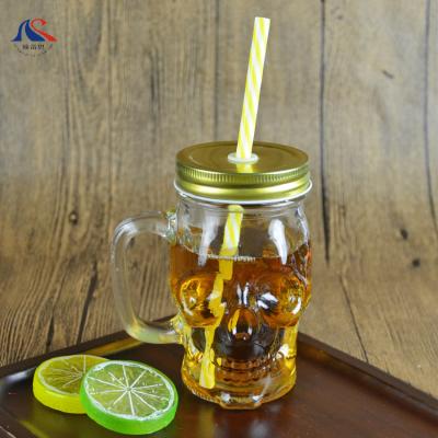 China Sustainable Unique Shape Clear Glass Water Cup 12oz Glass Drink Mug for sale