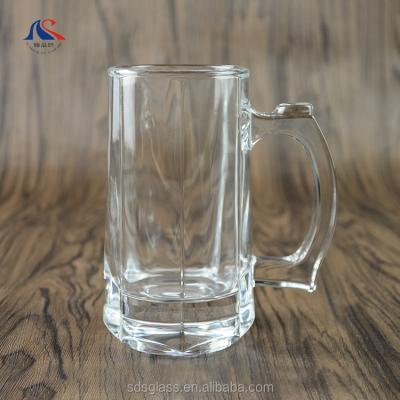 China Sustainable Wholesale Beer Glass Mug With Handle Drinkware HF25049-11 for sale