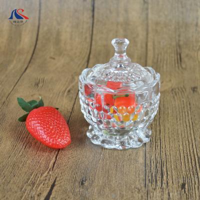 China The Best Selling Sugar Pot Glass Candy Jar Tableware Storage 2020 for sale