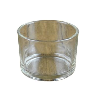 China Novelty Classic Clear Glass Candle Holder , Candle Holder Stained Glass For Home Decoration for sale