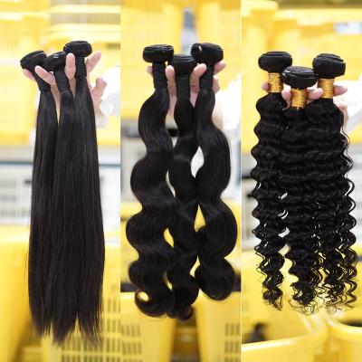 China Free Sample Silky Straight Hair Bundle Raw Wave Virgin Virgin Hair Cuticle Aligned Hair, Hair Weave Bundle, Wholesale 10A Mink Virgin Brazilian Hair Vendor for sale