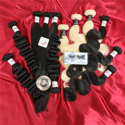 China Straight Brazilian Hair In China Double Drawn Cuticle Aligned Raw Virgin Hair Unprocessed Mink Brazilian Human Hair Weaving Bundles for sale