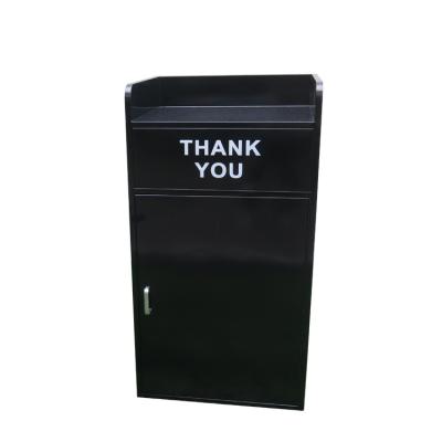 China Outdoor Stocked Street Metal Steel Round Recycle Bin Black 38gal Waste Bin Waste Bin Container for sale