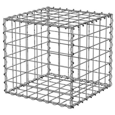 China 2 x 2 x 1m Hot Galvanized Galfan Coated 4mm Wire Gabion Basket Welded Boxes For Stone Retaining wall for sale