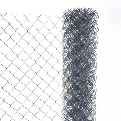 China Customizable Galvanized Diamond Wire Netting Chain Link Fence and Customizable Width for sale