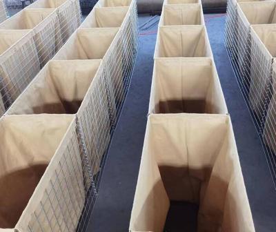 China Galvanized Wire Welded Gabion Barrier: 10m Defense Bastion Flood Wall - Defensive Barrier Boxes for Protection for sale