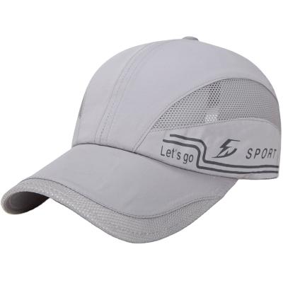 China breathable & 2021 New 100% Polyester Microfiber Dryfit Men's Soft Hat Waterproof Running Hat Golf Baseball Caps Sports for sale