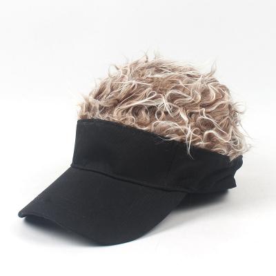 China Custom Character Fashion Cotton Visor With Hats And Hair Caps for sale