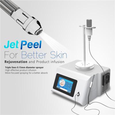 China Skin spa Jet Peel machine beauty device triple line 0.15mm for better absorbing for sale