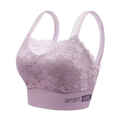 China New arrivals 2023 high quality one-piece lingerie plus size lace women's underwear sexy comfort sports bra new for women for sale