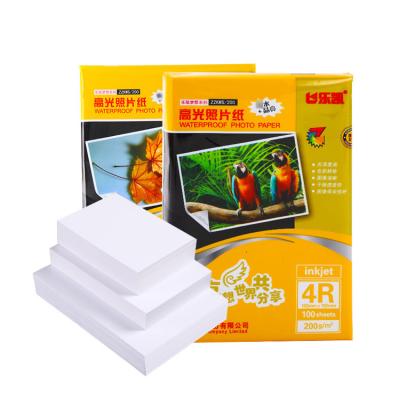 China Fast Dry Inkjet Printing Minilab Roll High Images Quality Plus Lucky Glossy Photo Paper for sale