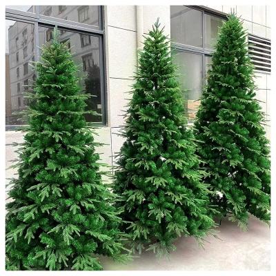 China Eco-friendly Factory Directly Sale Artificial Xmas Pine Tree 70-400cm Green PE Plastic Artificial Christmas Tree for sale