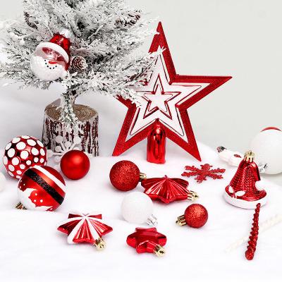 China Christamas Home Decoration Wholesale Christmas Balls  80pcs Plastic  Christmas Tree party decorations for sale