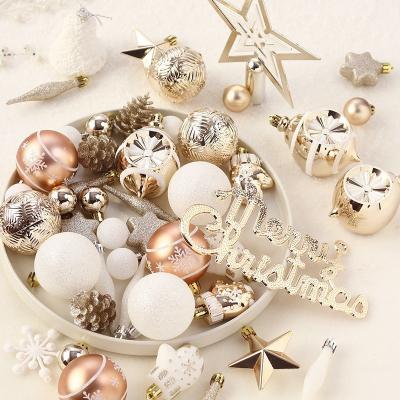 China Christamas Home Decoration Wholesale Christmas Balls  Plastic  Christmas Tree decorations for events party supplies for sale