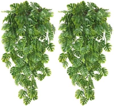 China High Simulation artificial ivy leaf plants vine hanging garland plastic foliage for home garden wedding and homw wall decoration for sale