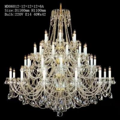 China European Indoor Luxury Crystal Gorgeous Ball Chandelier Club Decoration K9 Hotel Lobby Pendant Lamp for sale