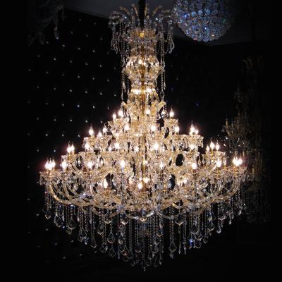 China European Wedding K9 Crystal LED Chandelier Pendant Lights Luxury For Home Decoration for sale