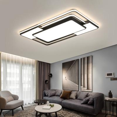 China LED Restaurant Living Room Ceiling Light Nordic Simple Rectangular Turkish Lamp for sale