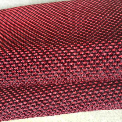 China Tear-Resistant Yarn Dyed Shoes Upper Material Breathable Fly Knitted Mesh Fabric Upper Sport Shoes Fly Knitting Fabric for sale